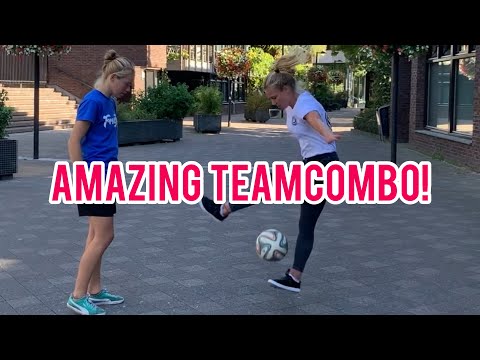 Insane Football Freestyle Teamcombo | Laura And Aguska