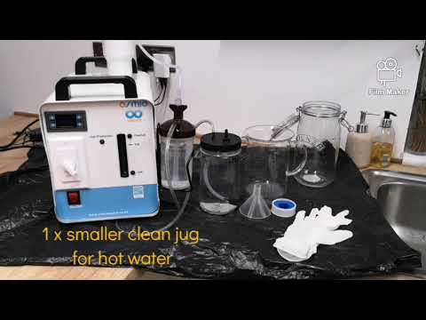 Osmio Infinity 100-200 Hrs Flush Clean of the Osmio Infinity Electolyser