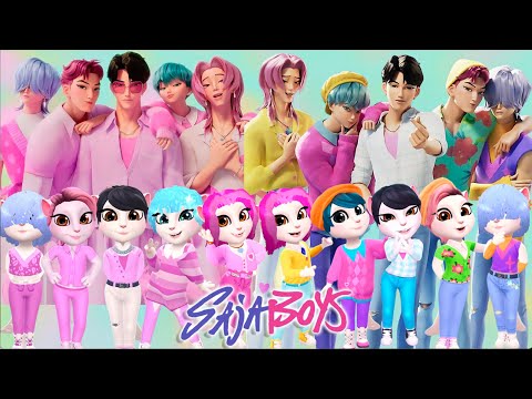 😈🎵 My Talking Angela 2 | Saja Boys | New Cosplay | Makeover 🔥✨