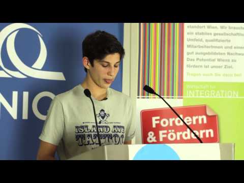 Luca Bonamore, 16 Jahre, Italienisch, Bundesgymnasium 14