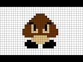 Como Hacer Un Goomba Pixel Art