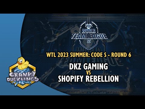 DKZ Gaming vs Shopify Rebellion - World Team League 2023 Summer: Code S | StarCraft 2 Tournament