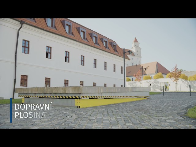 youtube: Reconstruction of buildings in the area of Bratislava Castle