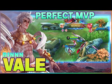 Vale Perfect MVP Gameplay! Top Global Vale by RINNN ~ Mobile Legends