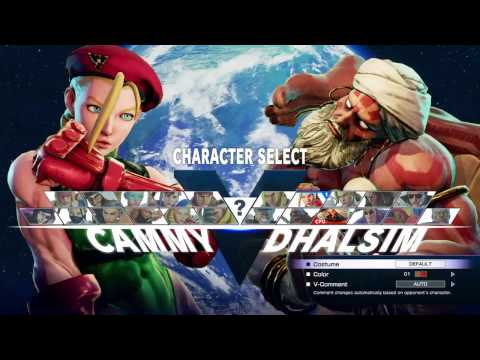 STREET FIGHTER V - Cammy VS Dhalsim