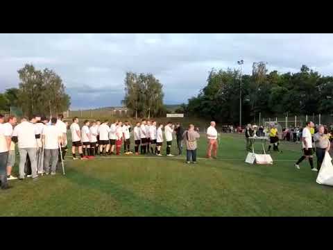 Siegerehrung des Kreispokalfinales Mosel: Haag siegt 2:1 gegen Lüxem II