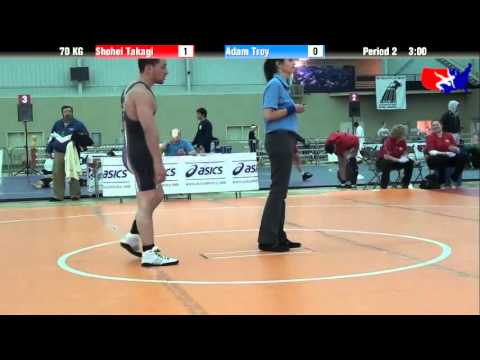 Shohei Takagi vs. Adam Troy at 2013 ASICS University Nationals - GR