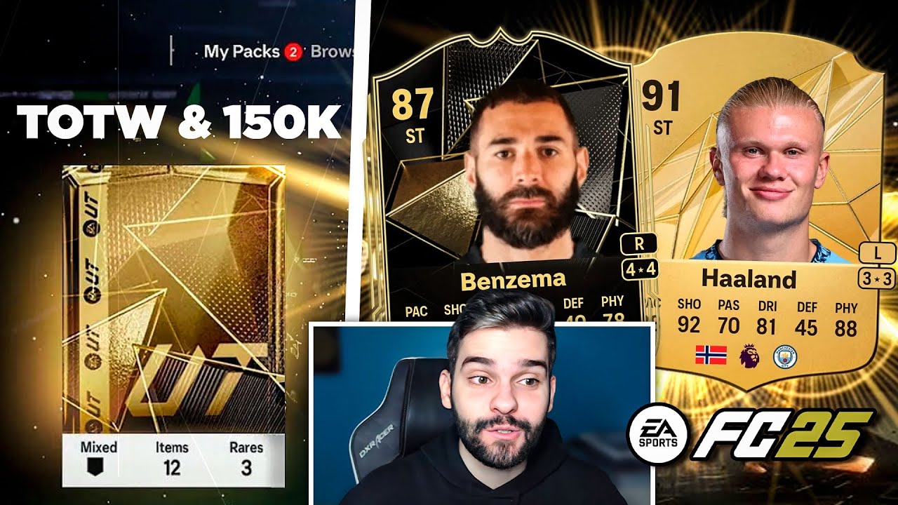 ABRI MAIS UM PACOTE DE 150MIL MOEDAS no ULTIMATE TEAM! FC 25
