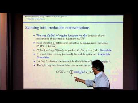 Tutorial 4: GCT and Matrix Multiplication