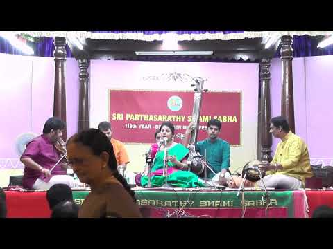 Sriranjani Santhanagopalan l December Music Festival l Sri Parthasarathy Swami Sabha l Dec , 2019