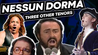 NESSUN DORMA by THREE DIFFERENT TENORS - Luciano Pavarotti, Jarkko Ahola, and Eric Adams (REACTION)