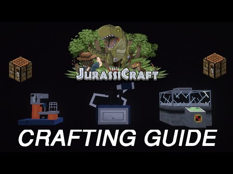 JurassiCraft 2.0 Crafting Guide: How to craft Embryonics Machine, Calcification Machine, Incubator