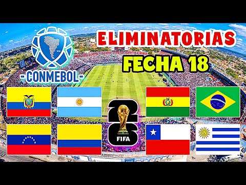 Calendar Date 18 South American Qualifiers 2026 | World Cup 2026