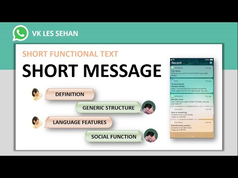 SHORT FUNCTIONAL TEXT - SHORT MESSAGE (LENGKAP)