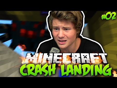 Der Kampf ums NACKTE ÜBERLEBEN! | Minecraft Crash Landing #2 mit Dner