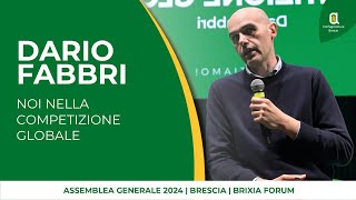 ASSEMBLEA GENERALE 2024: DARIO FABBRI "NOI NELLA COMPETIZIONE GLOBALE"