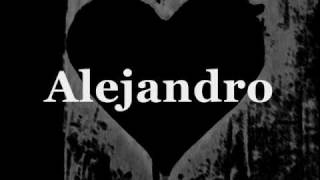 Lady Gaga - Alejandro (Don&#39;t call my name) [lyrics]