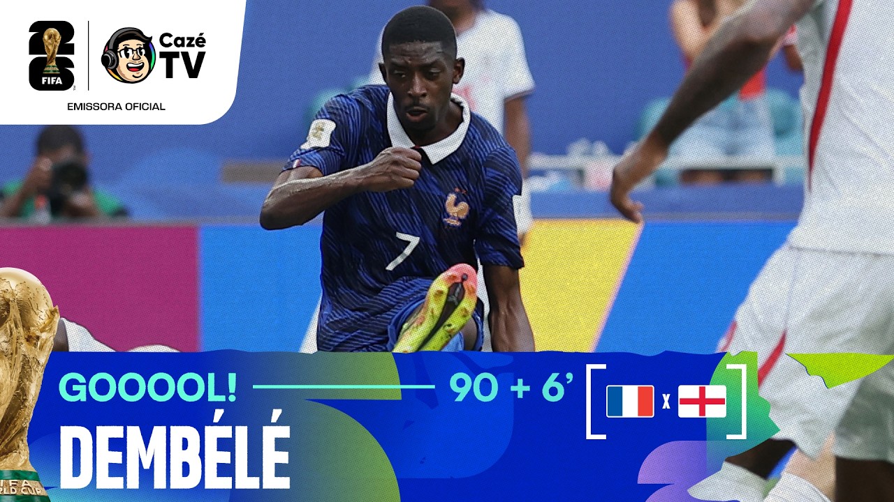 AINDA NÃO ACABOU! DEMBÉLÉ BATE NO FIRME E COLOCA A FRANÇA DE VOLTA NO JOGO
