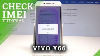 How to Access IMEI in VIVO Y66 - IMEI Number Info