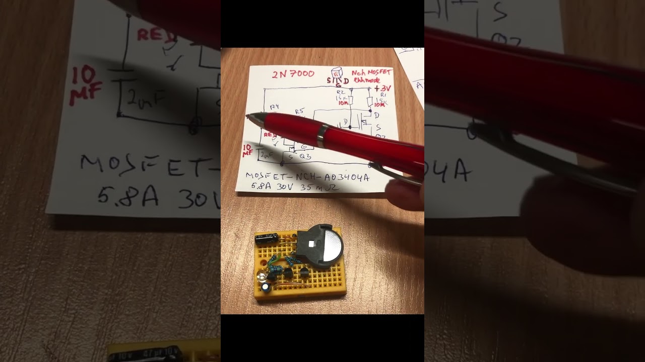 Reproducing Hackaday Simple Forever LED Flasher 3V