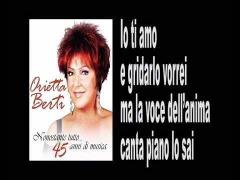 ORIETTA BERTI - QUANDO L'AMORE DIVENTA POESIA - Lyrics & karaoke.avi