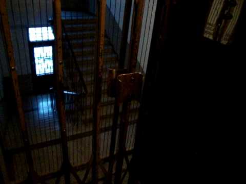 Old beautiful OTIS Traction elevator/lift, Serial: 14255