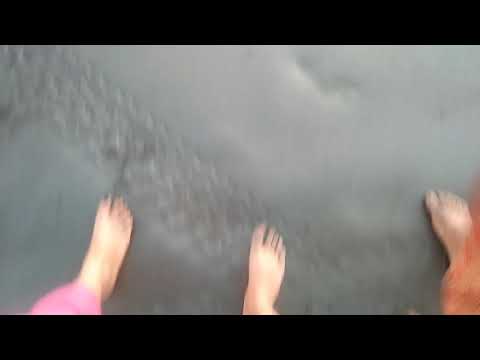 Enjoying the Christ at beach