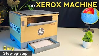 How to Make a Working Cardboard Xerox Machine | Cardboard se Xerox Machine Kaise Banaye #diy #craft