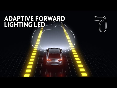 #Opel features adaptive forward lighting LED headlights (AFL)