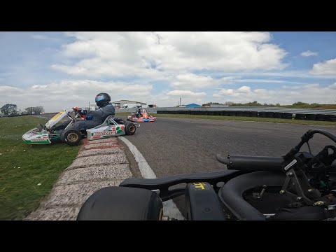 Clay Pigeon Raceway - How was there not a crash! - 29 Apr 22 - Rotax Karting - GoPro Hero10 4K50fps