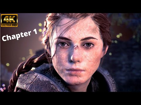 A Plague Tale: Innocence 4K HDR Game Walkthrough - Chapter 1 (No Commentary)