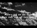 Misery fell | Tally Hall lyrics video