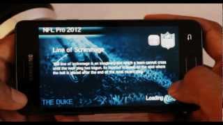 preview picture of video 'NFL Pro 2012 HD - Galaxy S2'