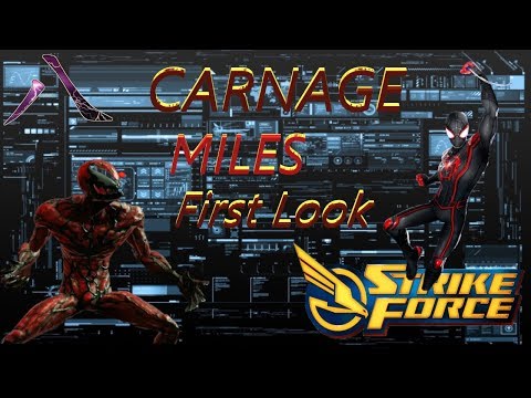 Carnage, Green Goblin, Miles Moralis First Look in Marvel Strike Force