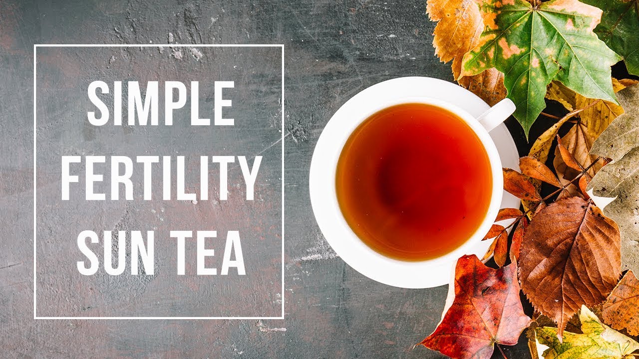 Simple Fertility Sun Tea - YouTube