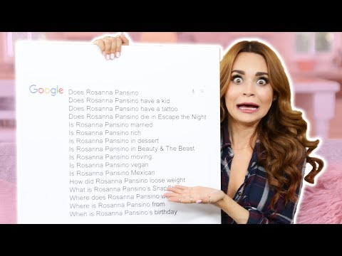 Rosanna Pansino Answers the Web's Most Searched Questions Video