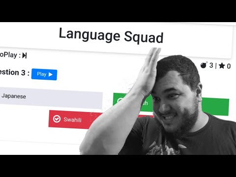 The Language Squad Game!!! - O Jogo dos Idiomas