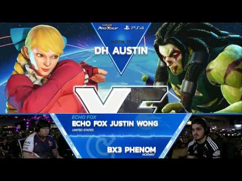 SFV: FOX Justin Wong vs BX3.Phenom - Dreamhack Austin 2017 Top 48 - CPT 2017
