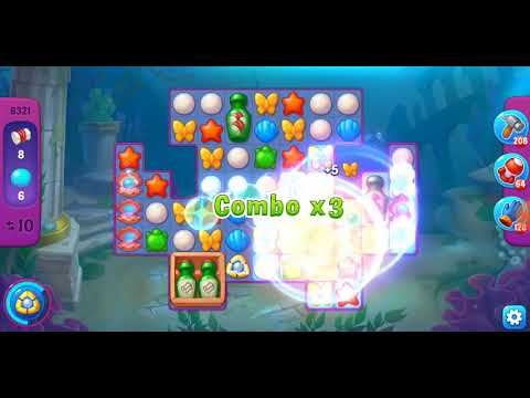 Fishdom. 8321 super hard level no boosters and diamonds. 20 moves (❌ no lightning)