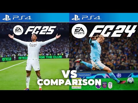 EA FC 25 Vs EA FC 24 PS4