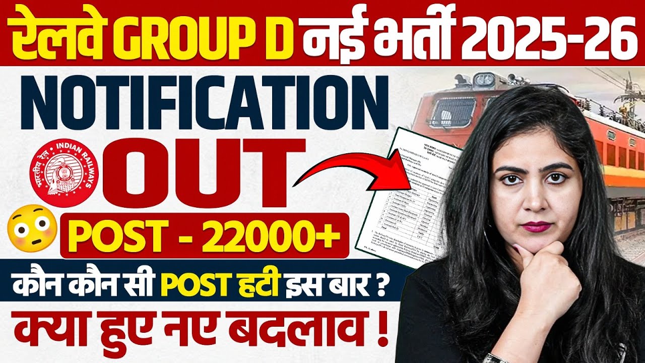 RRB Group D Notification 2025 | RRB Group D New Vacancy 2025 | Railway Group D Bharti 2025