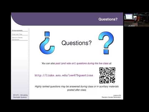 IEE 475: Lecture E2 (2024-10-01): Random-Variate Generation