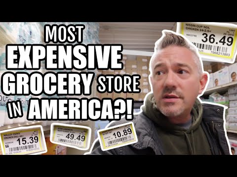 MOST EXPENSIVE GROCERY STORE IN AMERICA?! | Somers In Alaska