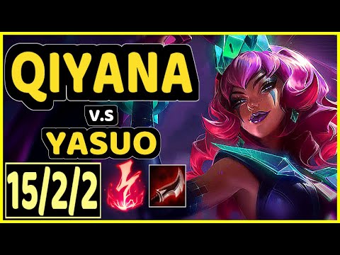 DARDOCH (QIYANA) vs YASUO - 15/2/2 KDA MID GAMEPLAY - NA Ranked DIAMOND