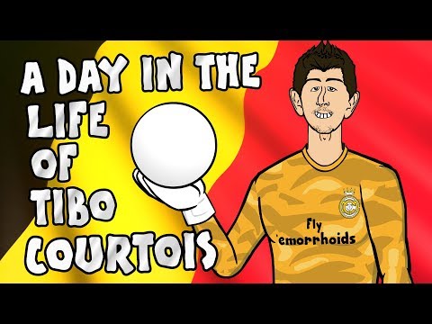 🧤A Day in the Life of Tibo Courtois!🧤 (PSG vs Real Madrid 3-0 Champions League Parody)