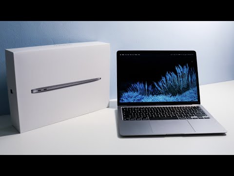 Apple M1 Macbook Air | 2021 Unboxing and Test | ASMR