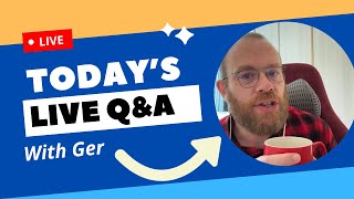 Learn ENGLISH LIVE with Ger - Quiz - Conversation - Q&A