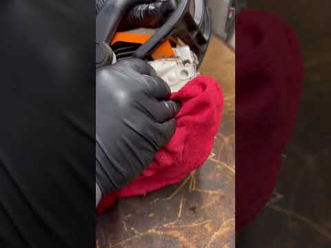 Chainsaw oiler not working? Try this easy trick to diagnose.