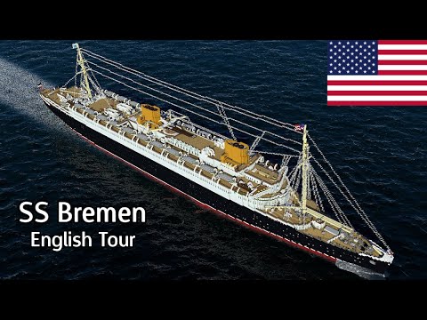Minecraft S.S. Bremen (Norddeutscher Lloyd) - English Tour