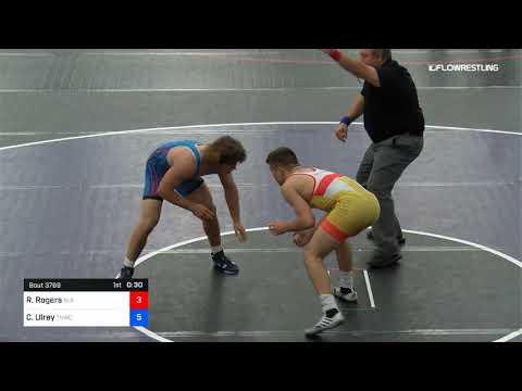 80 Kg Rr Rnd 2 Rylan Rogers Blair Academy Vs Clayton Ulrey Team Nauman Wrestling Club